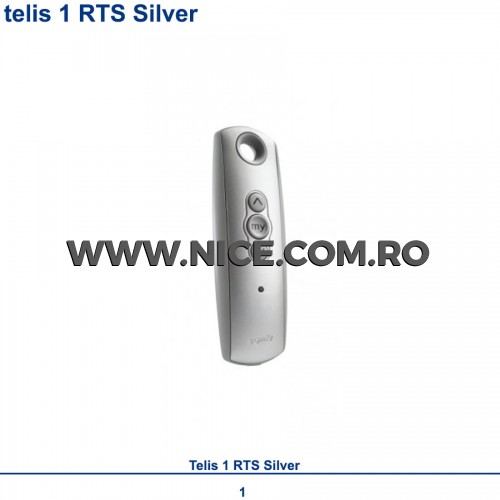 Telecomanda Somfy Telis 1 Silver RTS